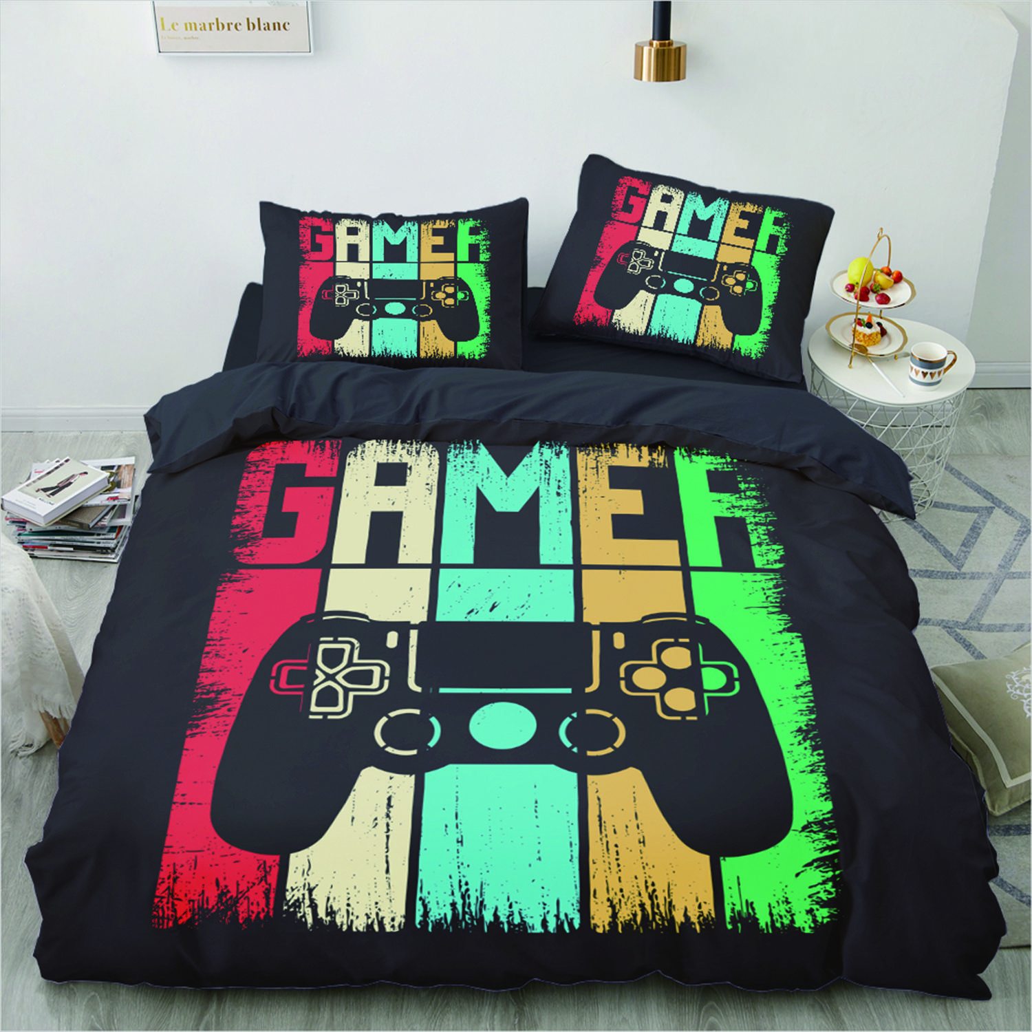 

3D Printed Game Series Duvet Cover King Twin Queen Double Size Kit Pillowcase New Wholesale Colorful Bedspread US Queen228x228cm