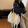 Schoolbag1011 Spring and Summer Korean Version Niche Simple Fashion Bag Summer New College Student High Value Large Capacity Bag Women's Bag