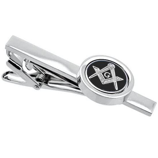 Freemason Tie Tie Tie 3 Colors White Clip, Bar, Pin, Available Black, Blue, (black)
