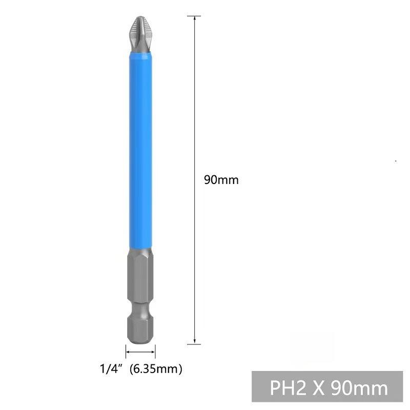 High Hardness Magnetic Anti-slip Phillips Electric Screwdriver Bit Set