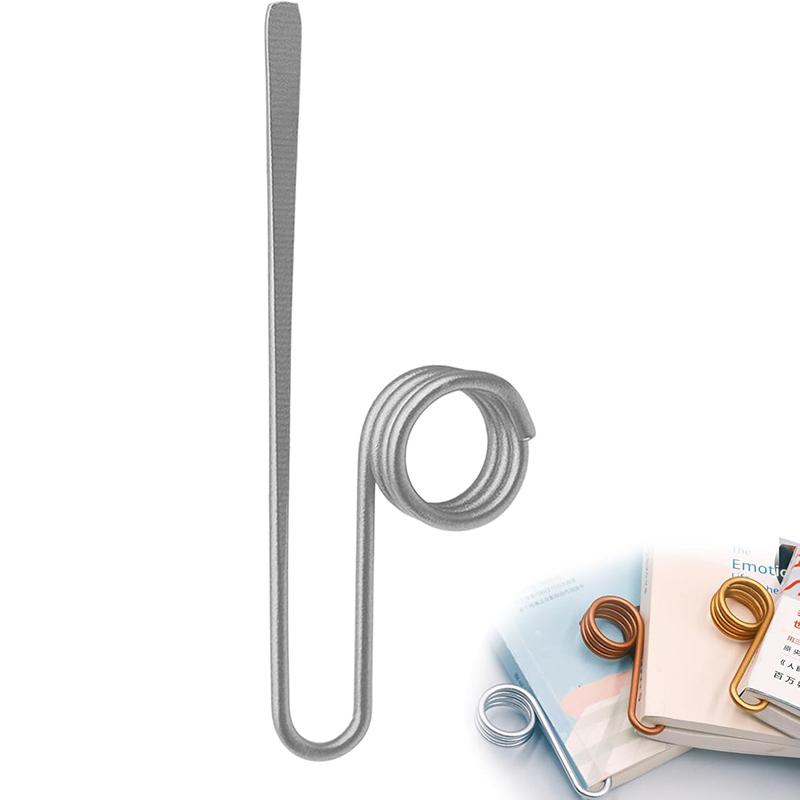Metal Book Holder Ring Bookmark Light Weight Simple Thumb Book Page Holder Portable Finger Ring Book Opener Holder