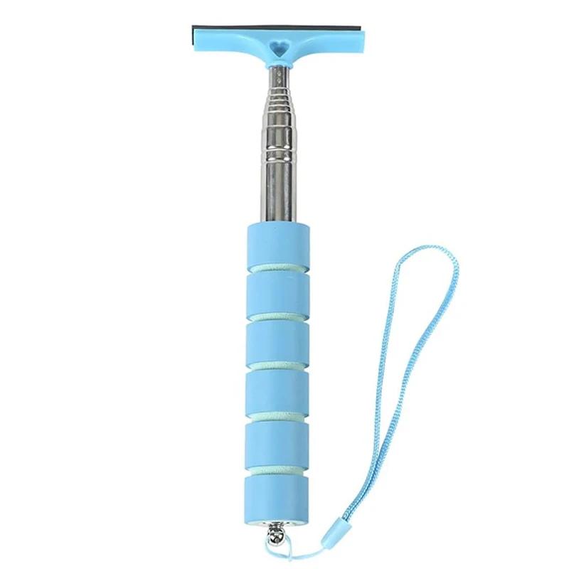 Retractable Car Rearview Mirror Wiper Portable Rainy Cleaning Supplies Rearview Mirror Water Remover Glass Rain Cleaning Tool