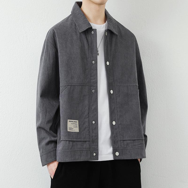 Autumn and Winter New Men's Jacket Cardigan Baseball Jersey Casual Jacket Sports Outdoor Men's Loose and High-end
