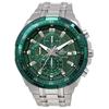 Used EDIFICE Watch CASIO Chronograph Green Overseas Model EFR-539DE-3AV [Parallel Import]