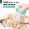 Pet Bath Massage Brush Puppy Dog Cat Grooming Cleaning Soft