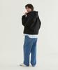 Covernat C Logo Heavy Oxford Hooded Jacket Beige