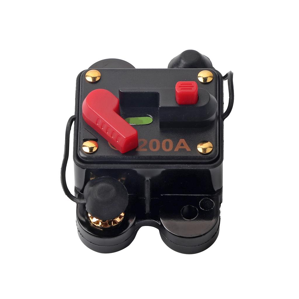 12-24-V-Sicherungswechselrichter mit Leistungsschalter und manueller Rücksetzung für Auto-Audiosystem, Boot, LKW