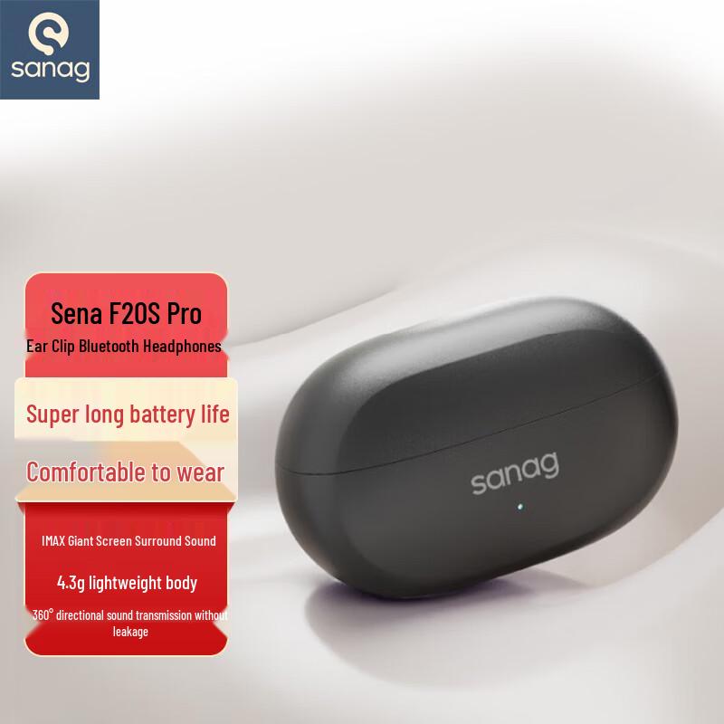 SANAG F20S Pro Wireless Open-Ear Clip-On Bluetooth Sports Headset