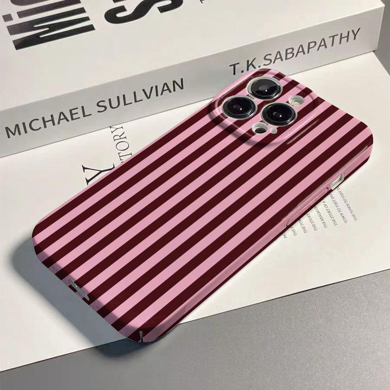 Vertical Stripes Phone Case For Redmi Note 14 13 12 Pro Plus 9A A3 Glossy Hard PC Shockproof Bumper Back Cover Coque