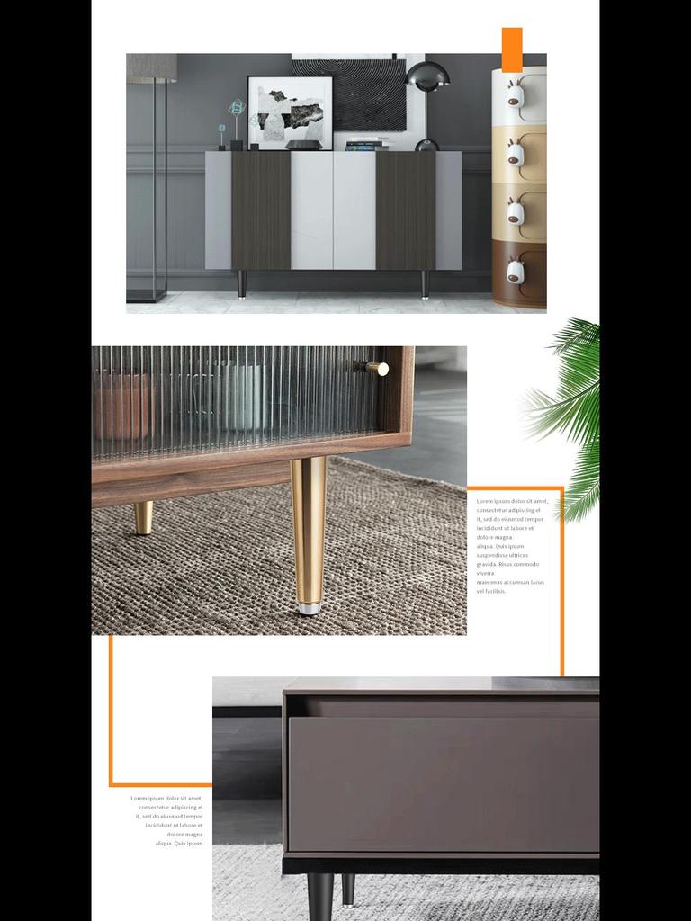 Aluminum Alloy Furniture Leg Support for Sofa, Table, TV Cabinet, and Bathroom Cabinet