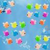 Colorful Simulation Goldfish Model Soft Rubber Gold Fish Small Goldfish Kids Toy Plastic Goldfish Gift Toys For Kids