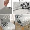 Leaves Series Chair Cover Removable Anti -Dirty Flower Branch Printed Dining Chair Cover Sets For Dining Space Home Wedding Stretch Seat Case