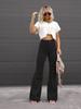 Winter New Solid Velvet Casual Fashion Personality Women's Pants Trendy Brand Casual