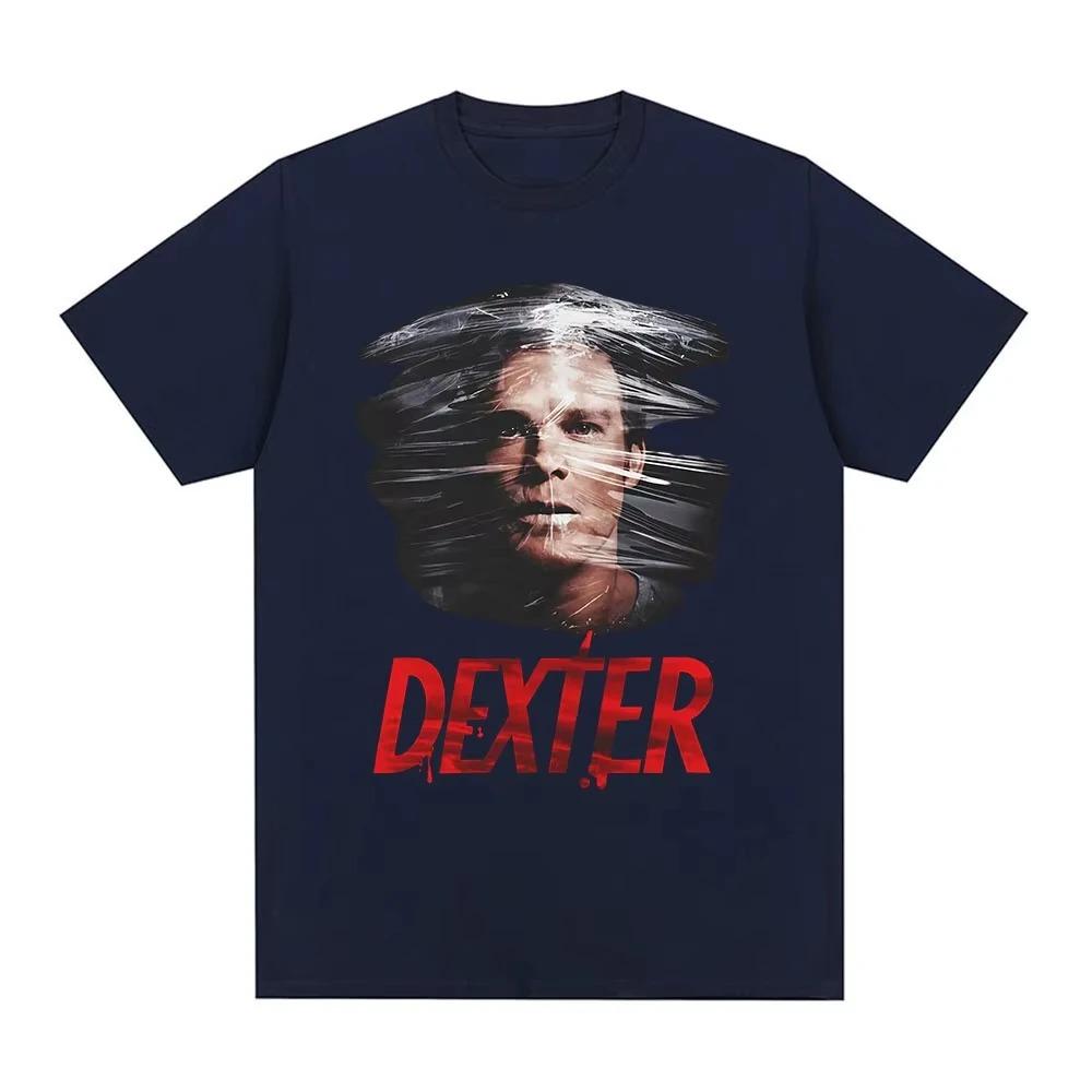 TV seriál Dexter Morgan Obličej Vintage Grafická Trička Oversized Vysoce kvalitní Luxusní Horký produkt Oversized Unisex Páry Pohodlné