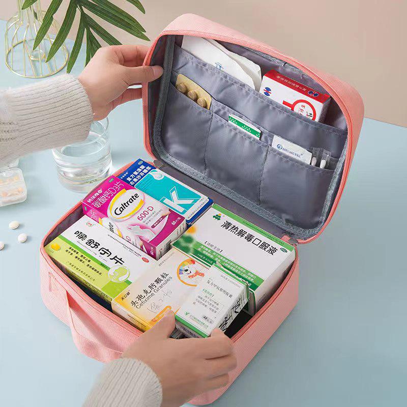 Portable Waterproof Medical Bag: Handheld Travel First Aid Kit & Emergency Storage Solution