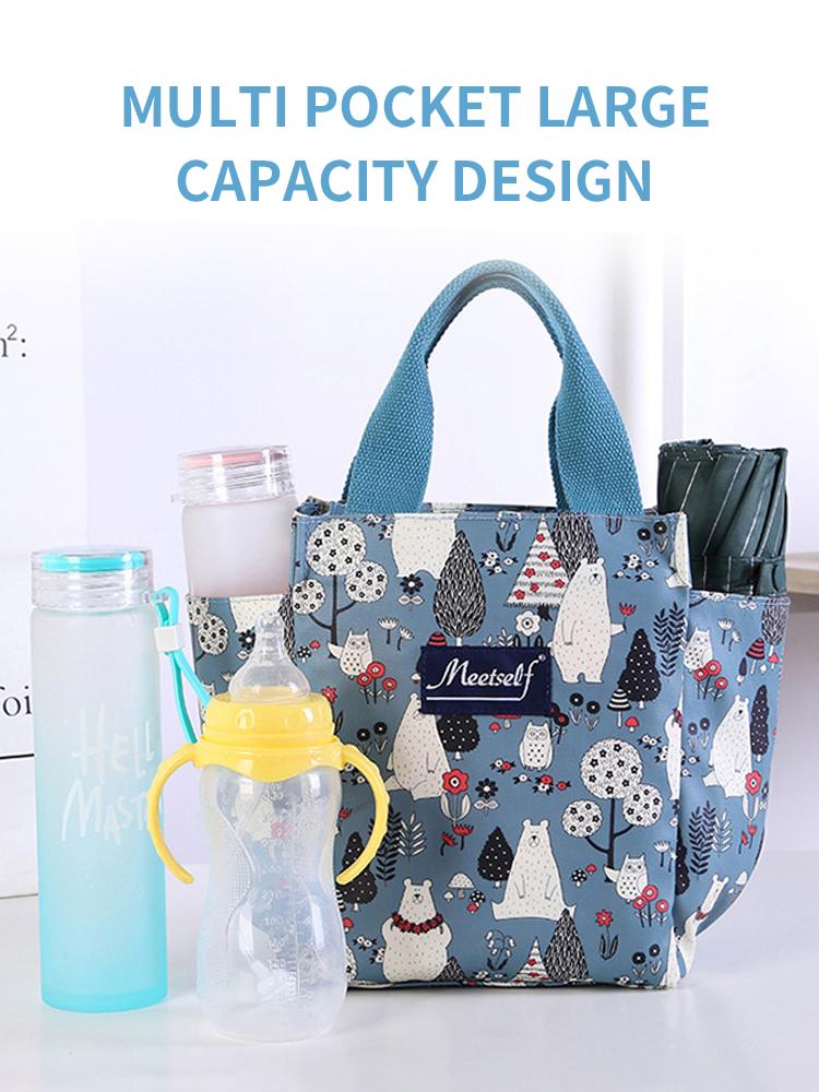 Сумка-ланчбокс на молнии, сумка для ланч-бокса, ручная сумка для мамы, рабочая сумка из ткани Оксфорд, сумка для мамы, ручная сумка