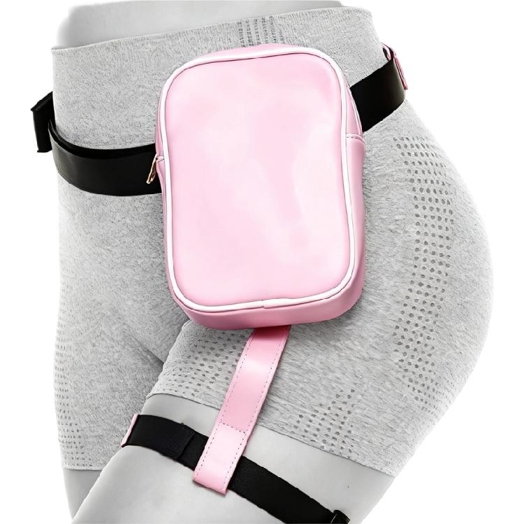 Oberschenkel-Gurt-Tasche Drop-Leg-Tasche Bauchtasche für Damen Herren Bein-Geldbörsen Kunstleder Taille Hüfttasche