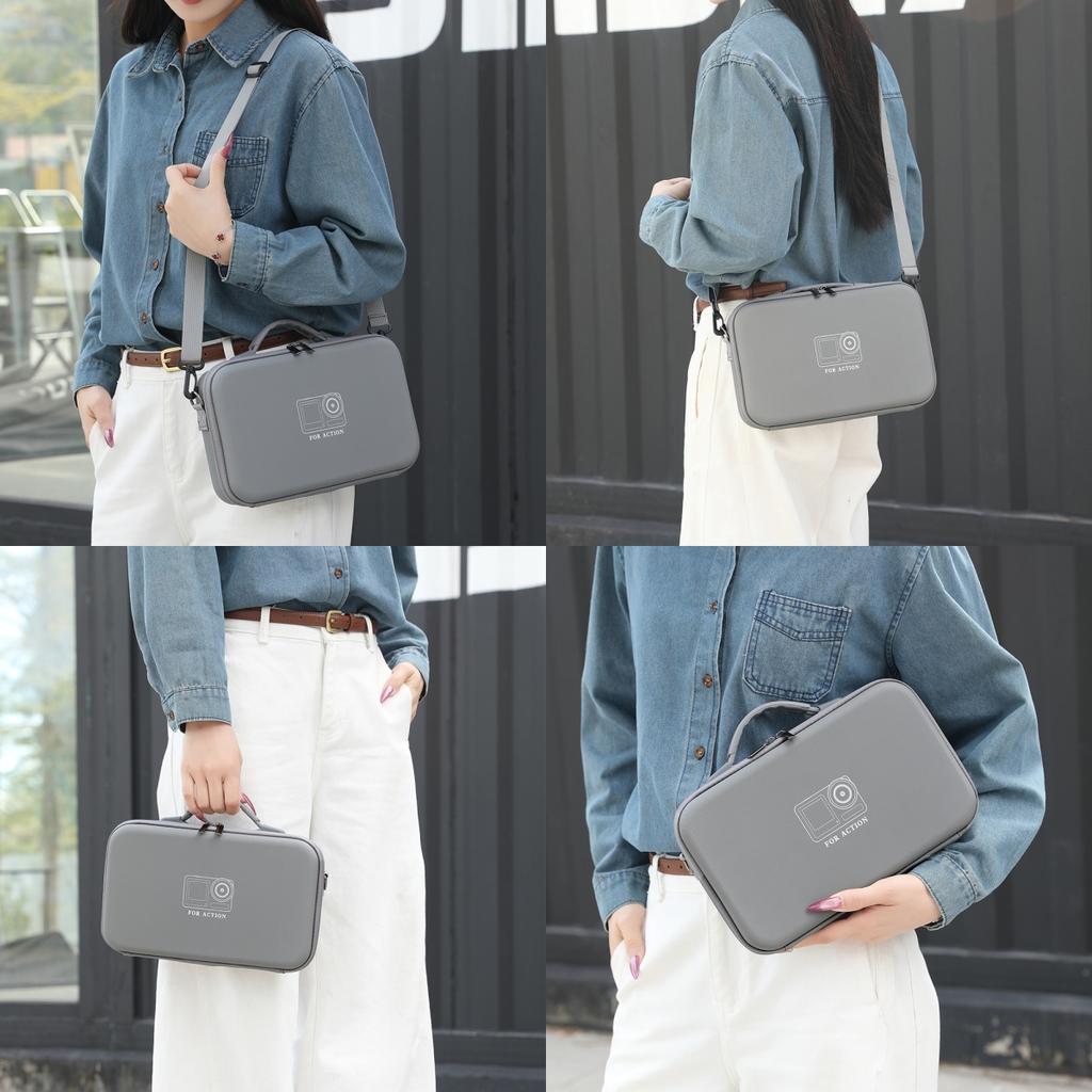 For DJI Osmo Action 6/1 Pro Handbag Portable Hard Shell Carrying Case Travel Storage Bag for Action 6 Camera Accessories