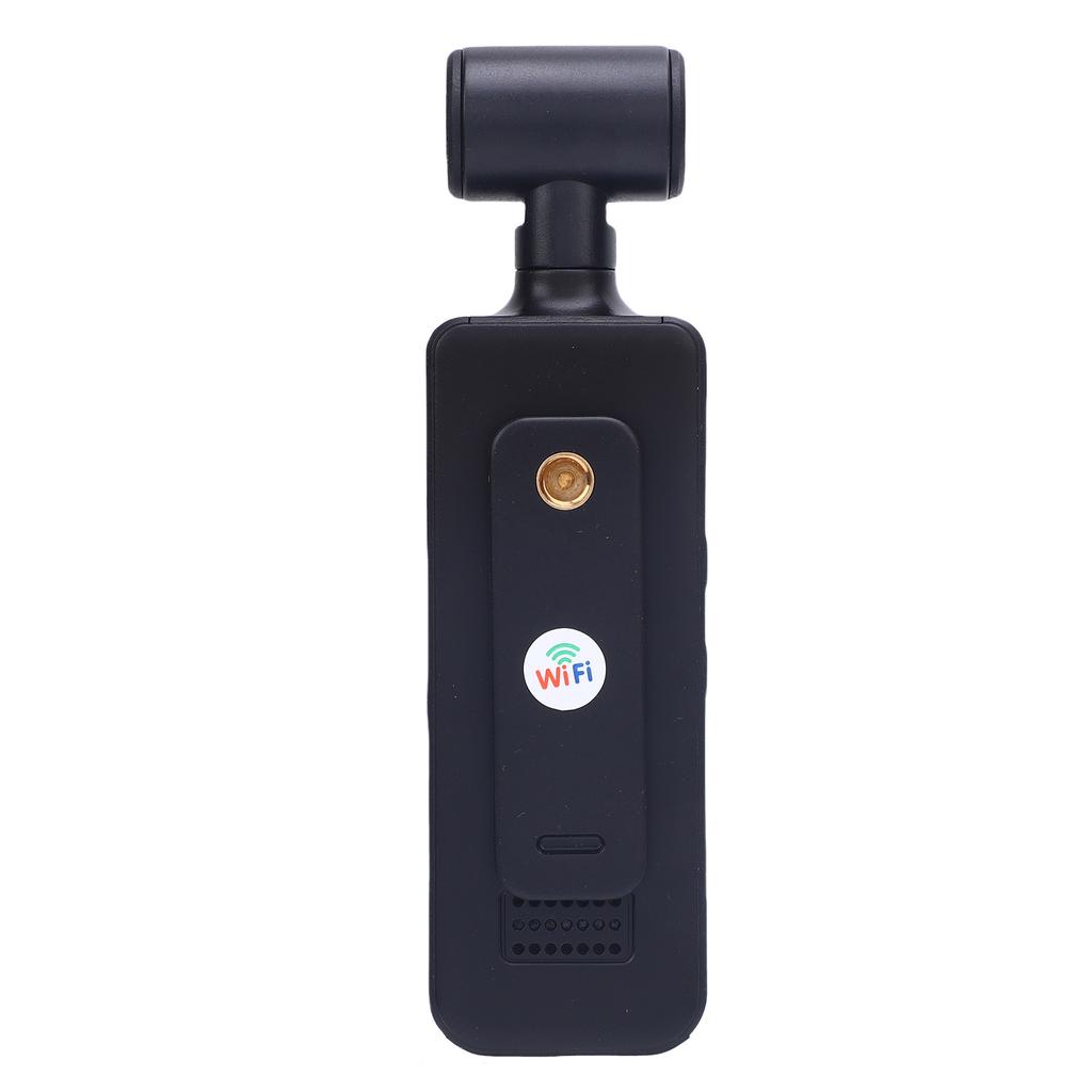 4K HD WiFi Action Camera 180 Degree Rotating Lens Handheld Camera with LED Light APP for Outdoor Sports Travel