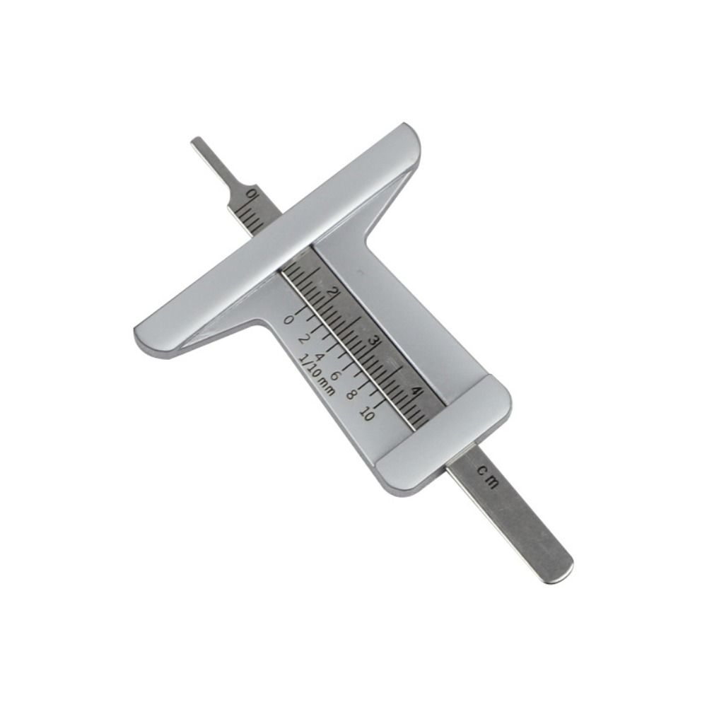 2pcs 50mm Tire Tread Depth Gauge Precision Vernier Caliper Car Tire Pattern Measuring Ruler  Truck