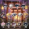 Demon Slayer Acrylic Keychain Tanjiro Kamado Nezuko Kamado Zenitsu Agatsuma Anime Pendant Charm Accessory for Fans Collection