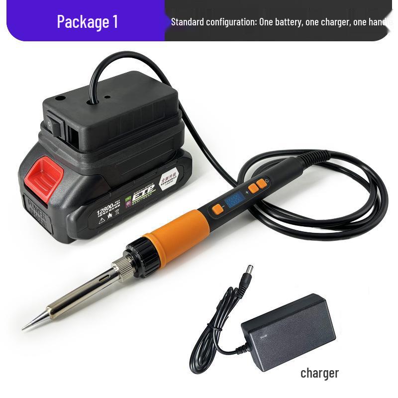 21V Rechargeable Lithium Battery Wireless 90W Electric Soldering Iron