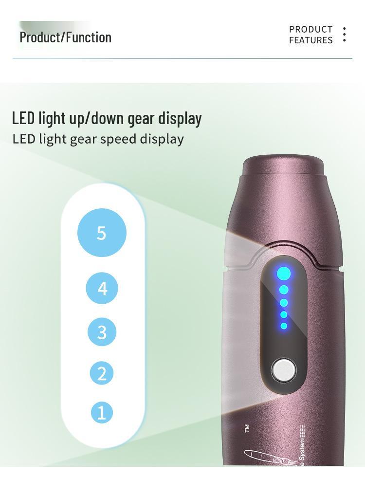 DR.pen A10 Electric Microneedle Beauty Pen with Screen Display, Wireless Charging, and Portability