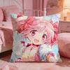 PPuella Magi Madoka MMagicas Cushion Cover Premium Comfort Reversible Pillow Cove -Two In One Design For Any Room & Car Interior