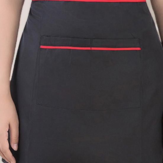 Jumătate de șorț pentru chelner, impermeabil, rezistent la ulei, buzunare mari, curea reglabilă, bărbați, femei, bucătărie, bucătar, cafenea, restaurant, brutărie, magazin de flori, șorț de lucru barista