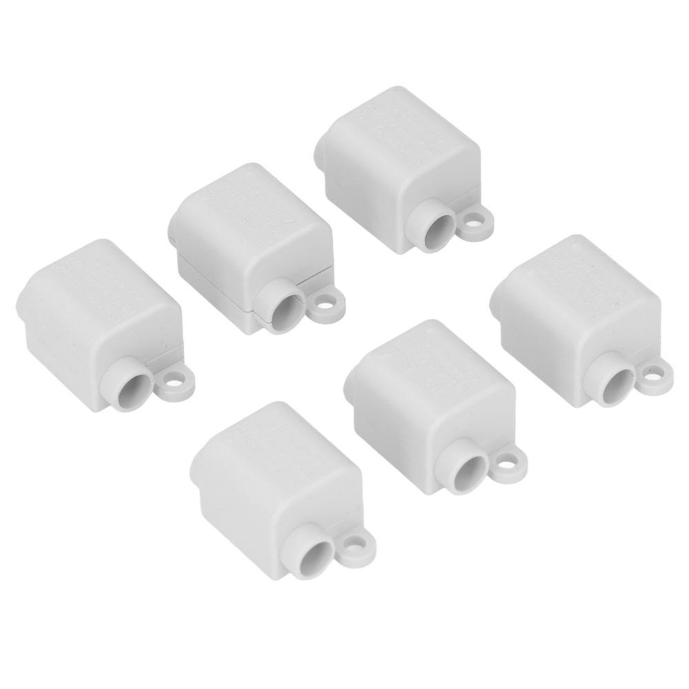 6 Pcs ZK‑1216 Wire Connector 1000V 100A No Break T Type Splitter 2,5-16mm² Electrical Wire Screw Terminal Connecting Terminal