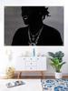 1Pc  Ken Rapper Carsons Tapestry Chaos Music Album Cover Poster Wall Hanging Decoration Bedroom University Dormitory Decoration