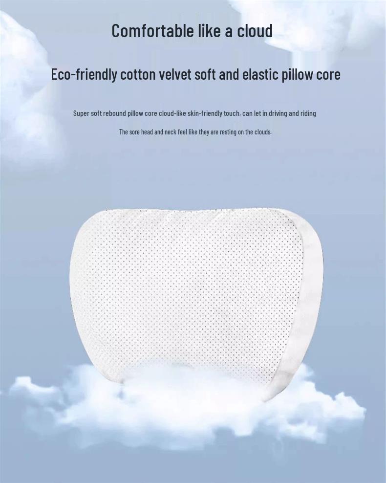 Tesla Car Headrest and Neck Support Pillow for Model 3/Y/S/X - Lumbar Support Cushion for Car Seats