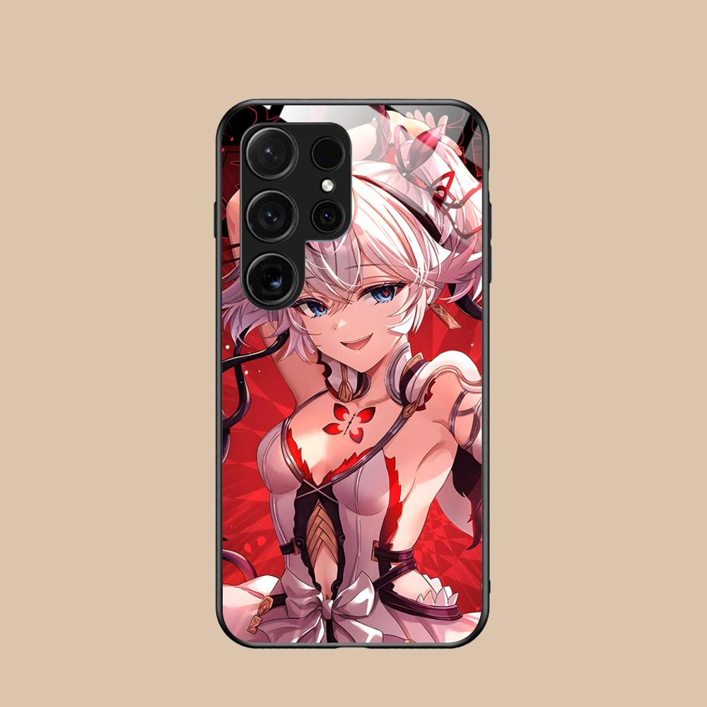 Wuthering Waves Camellya Phone Case for Samsung Galaxy S25 S24 S23 S22 S21 S20 Note20 Plus FE Ultra Glass Colorful Cover Cover