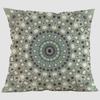 Thailand Decorative Cushion Cover Ethnic Buddism Meditation Floor Mat Bohemia Mandala Cotton Linen Throw Pillow Case Cojines