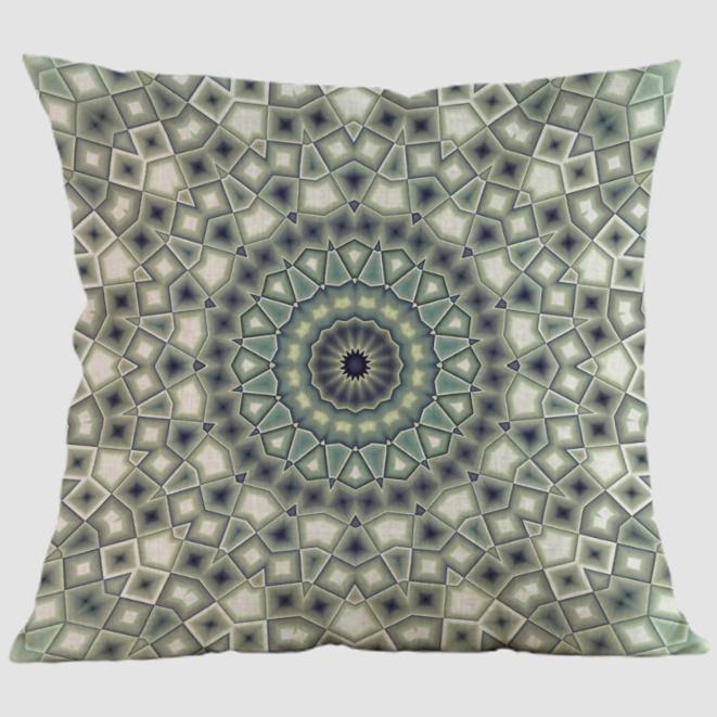 Thailand Decorative Cushion Cover Ethnic Buddism Meditation Floor Mat Bohemia Mandala Cotton Linen Throw Pillow Case Cojines