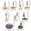 Mini Lotus Fragrance Clip Vintage Aromatherapy Burner Ornaments Incense Burning Tray  Teahouse