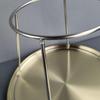 Stainless Steel Double Layer Seafood Platter: Sashimi, Oyster, Shrimp, Crab Tower Buffet Display Stand & Dim Sum Rack