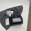 Embroidered Women's Backpack  New Versatile Backpack Single Shoulder Crossbody Bag Casual Transparent