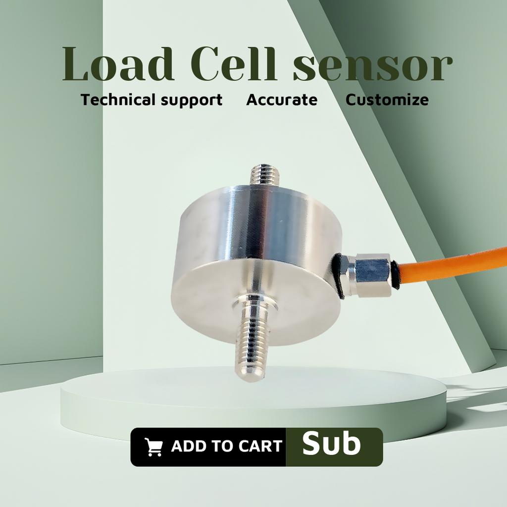 Tension Rod Load Cell Display Stainless Steel High Precision Force Sensor for Automation Industrial Weighing Robotic
