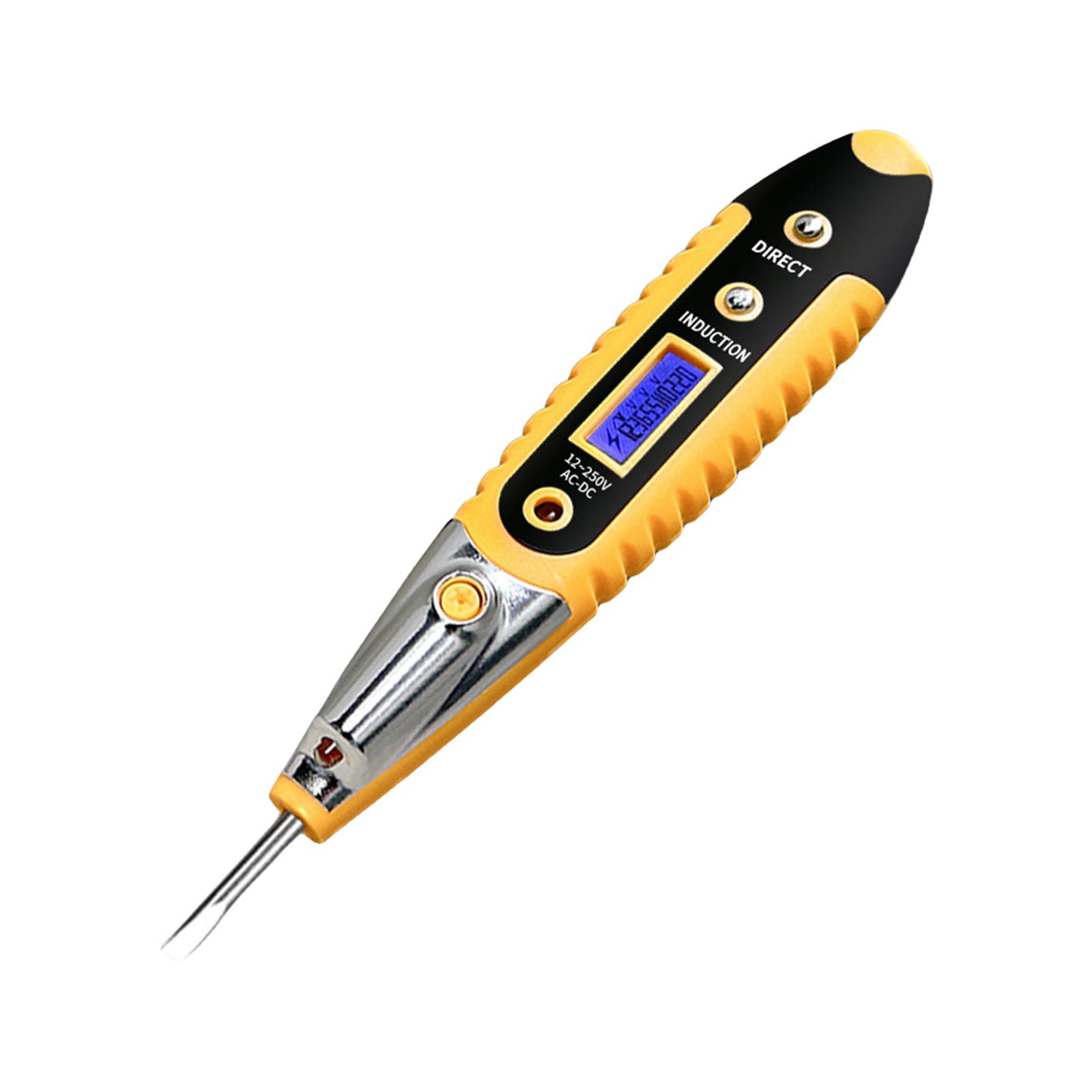 

Розумна індукційна ручка-тестер напруги зі світлодіодним дисплеєм, портативний детектор для електриків, домовласників, DIY-проєктів C