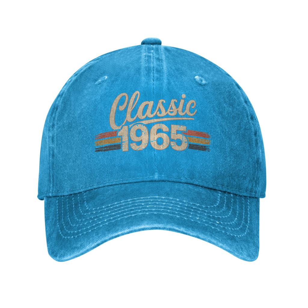 1965 Classic 60th Birthday Gifts For 60 Year Old Baseball Cap Street Style Sun Trucker Hat Summer Men Kpop Rock Baseball Caps
