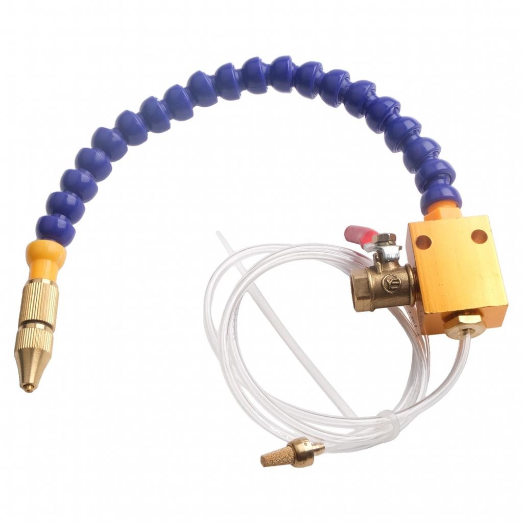 Mist Coolant Injection System 125cm Air Hose 375mm Length 8mm Air Duct Interface
