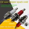 Three-sided Pole Spark Plug L7T 2 Stroke Electrode Gasoline Chainsaw Brush Cutter Engine 2500 3800 4500 5200 Replace Accessories