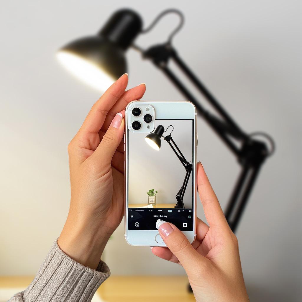 LED Adjustable Eye-Friendly Desk Lamp for Study, Reading, and Work with Long Arm and Clip, Ideal for Eyelash Extensions and Manicures.