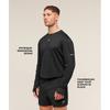 Gymshark Running Long Sleeve T shirT Black A3c8o Bb2j