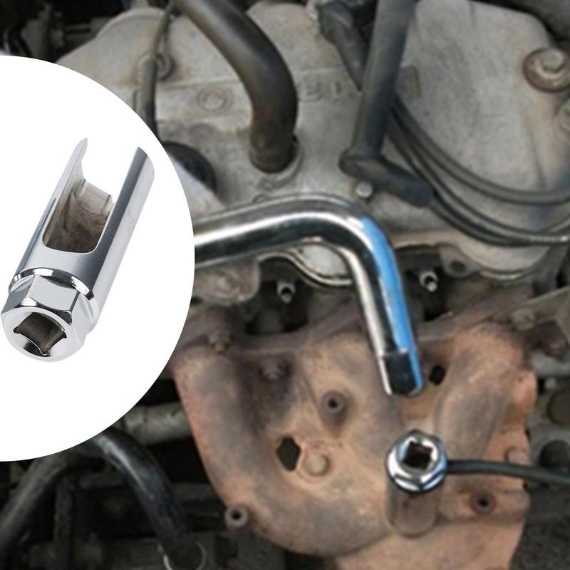 Sauerstoffsensorschlüssel, 22 mm, Werkzeug zum Entfernen des Autosensors zur Autoreparatur für eine 1/2-Zoll-Antriebsratsche oder einen Unterbrecherhebel, Autozubehör