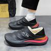 Men's Large Size Cotton-Lined Winter Slippers for Home Use Thick-Soled Comfortable Slippers with Added Cotton for Warmth