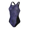 Womens/Ladies Snake Print One Piece Swimsuit