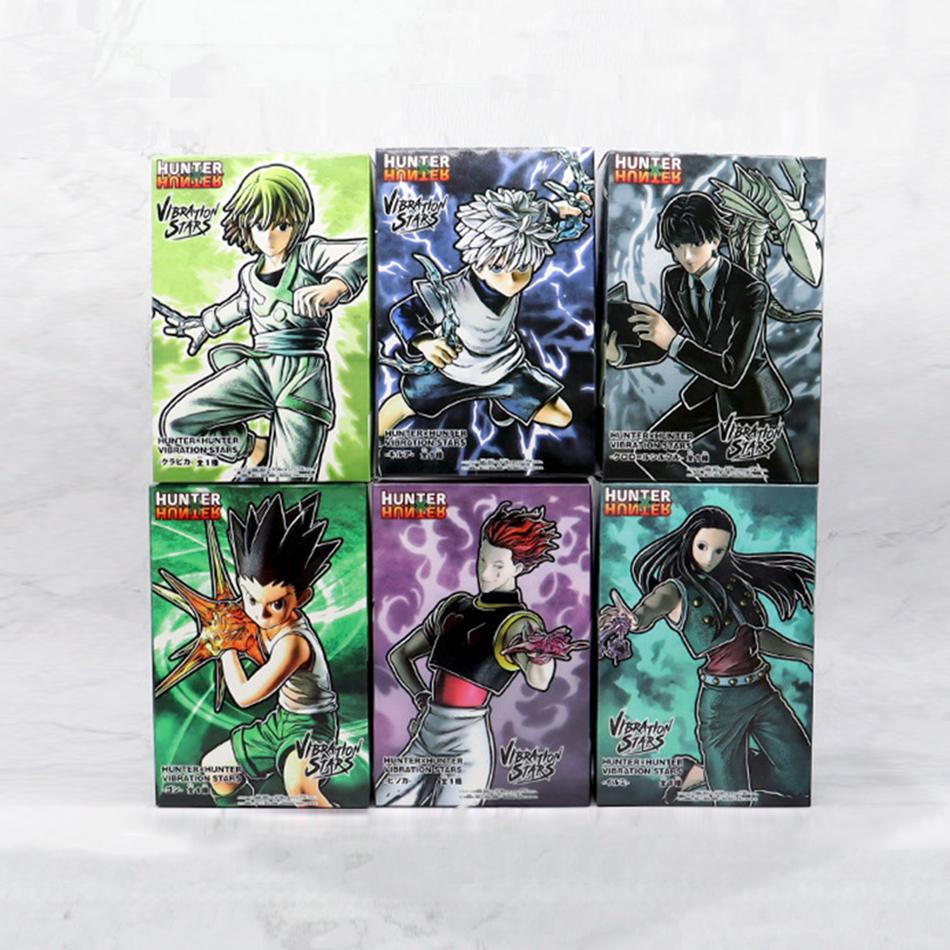 15-23cm Hunter X Hunter Chrollo Lucilfer Anime Figure Hisoka Action Figure Killua Zoldyck Kurapika Figurine Collectible Model