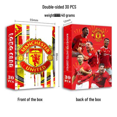 Colección Estrella del Man Utd: Set de 30 Tarjetas de Felicitación LOMO con Fotos HD